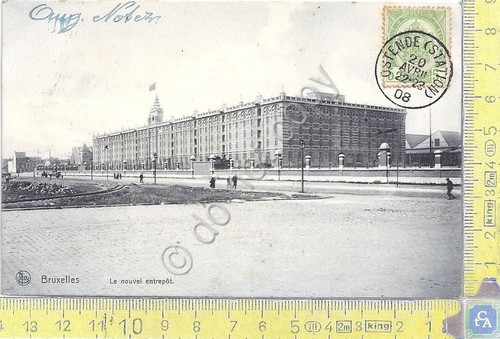 Cartolina Bruxelles - Le Nouvel Entrepot - Vg Belge Congo …