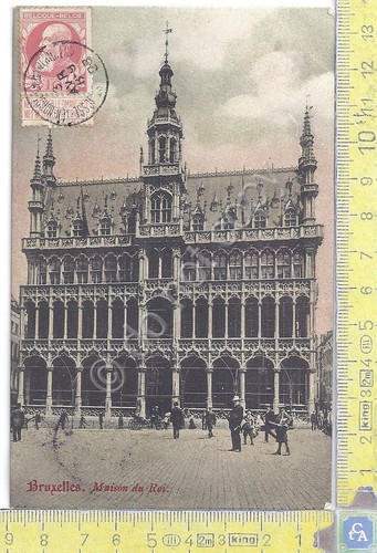 Cartolina Bruxelles - Maison du Roi - Vg Belge Congo …