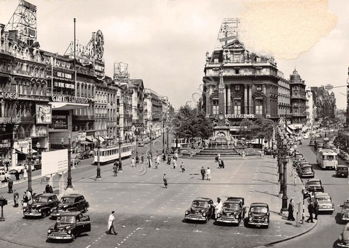 Cartolina Bruxelles Place de Brouckere