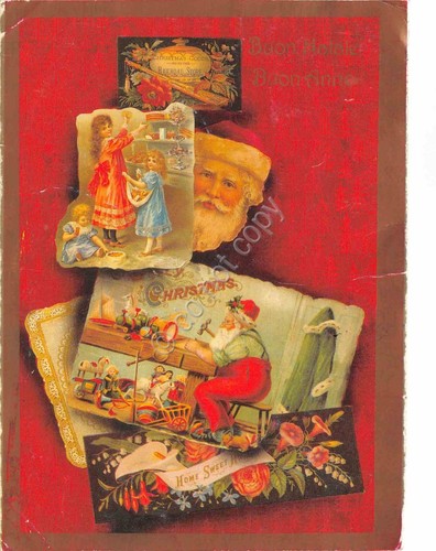 Cartolina Buon Natale riquadri di cartoline antiche con Babbo Natale …