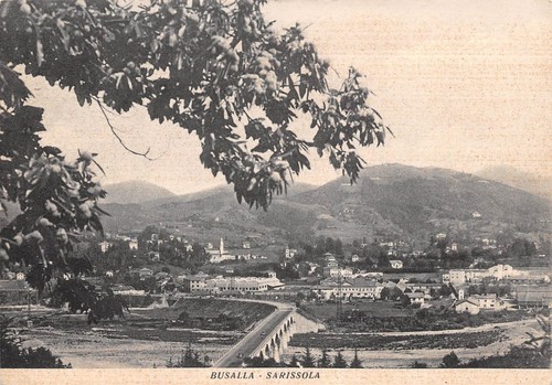 Cartolina Busalla Sarissola panorama 1957