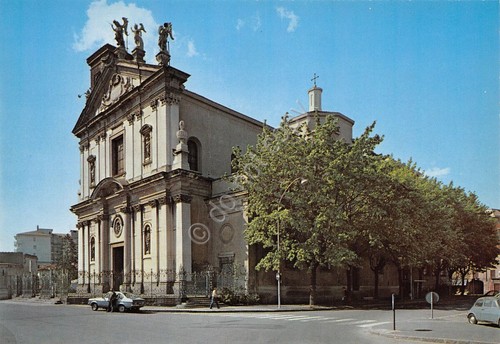 Cartolina Busto Arsizio Piazza San Michele Prepositurale di S. Michele …