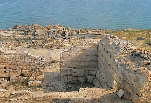 Cartolina Cabras Scavi di Tharros S. Giovanni in Sinis Oristano