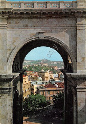 Cartolina Cagliari Veduta dal Bastione 1966