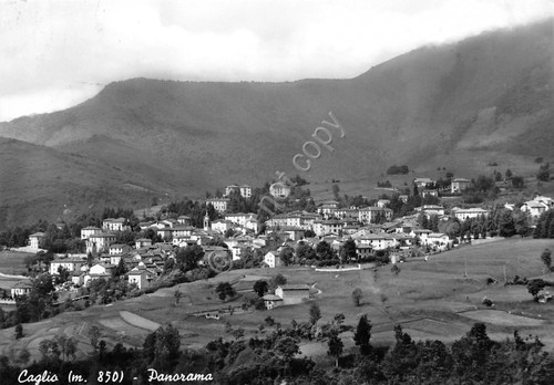 Cartolina Caglio Panorama 1964