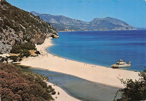 Cartolina Cala Gonone cala Luna (Nuoro)