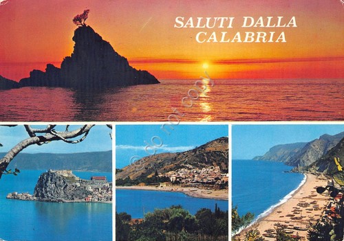 Cartolina Calabria vedute 1974 (Reggio Calabria)