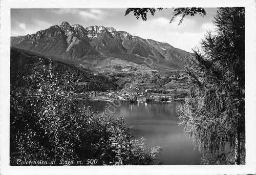 Cartolina Calceranica al Lago 1953