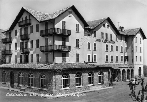 Cartolina Caldirola Grande Albergo La Gioia 1967