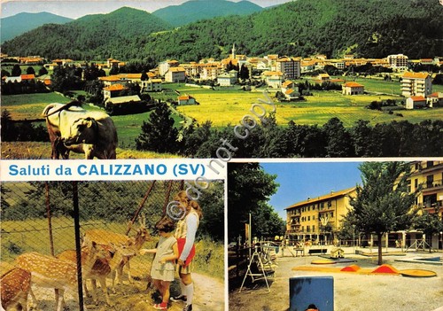 Cartolina Calizzano vedute varie 1972 (Savona)