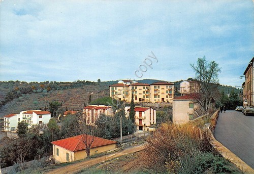 Cartolina Campiglia Marittima Panorama Zona Nuova