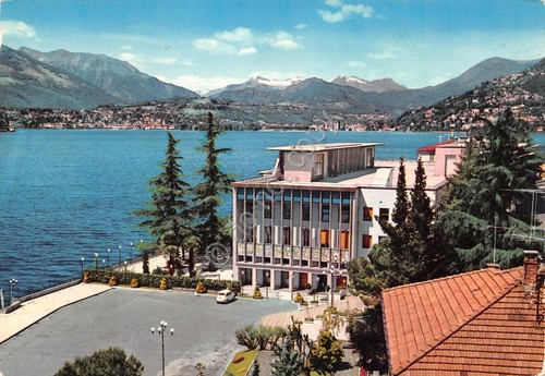 Cartolina Campione d'Italia Lago di Lugano Casinò 1963 (Como)