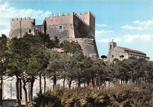 Cartolina Campobasso Castello Monforte anni '60