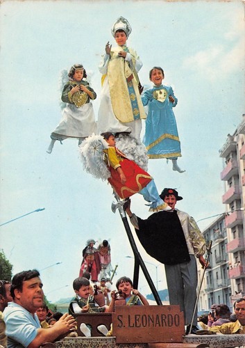 Cartolina Campobasso Sagra dei Misteri Festa Corpus Domini D