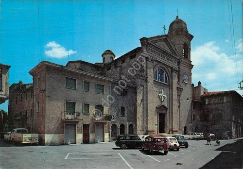 Cartolina Cannara Perugia Piazza San Matteo