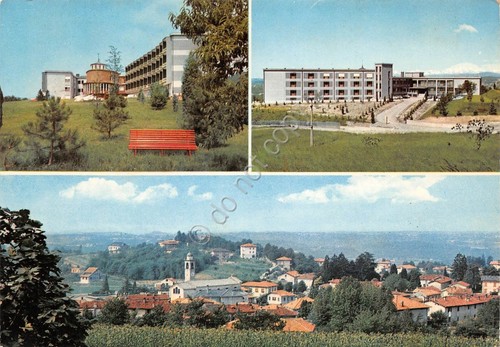 Cartolina Capiago Casa Incontri Poggio La Faleggia 3 vedute 1976