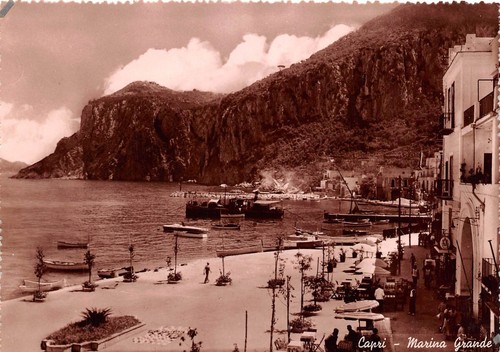 Cartolina Capri Marina Grande barche