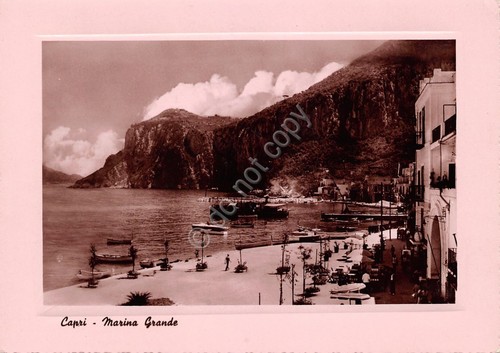 Cartolina Capri Marina Grande Fotocartolina Fotocelere