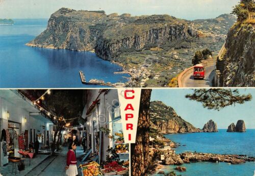 Cartolina Capri vedute (Napoli)