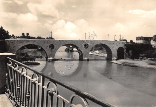 Cartolina Capua Ponte Romano sul Volturno anni '70