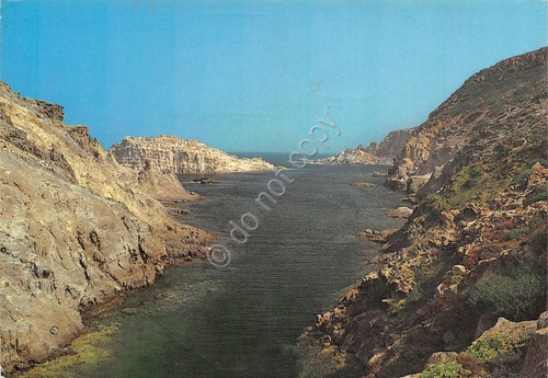 Cartolina Carloforte Canale Calavinagra 1990 timbro anno europeo del turismo