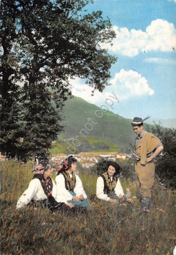 Cartolina Carnia Costumi Tradizionali 1969 (Udine)