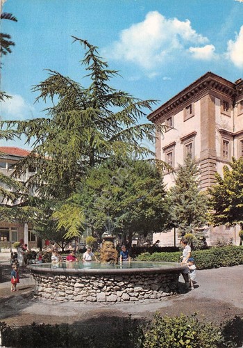 Cartolina Carpegna Giardini 1972