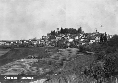 Cartolina Carpeneto Panorama 1957