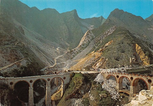 Cartolina Carrara Ponti di Vara 1974 ED SAR