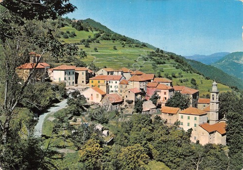 Cartolina Carsi di Valbrevenna panorama 1979