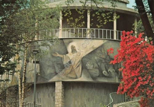 Cartolina Casale Santuario casa spiritualità Getsemani Gesù nell'orto