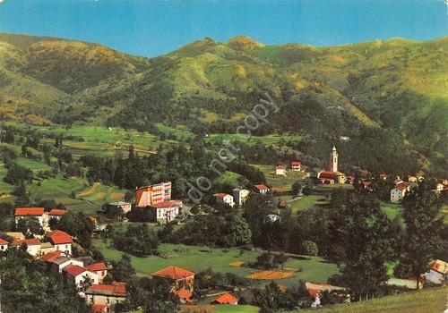 Cartolina Casanova Val Trebbia Rovegno panorama 1968 grinza