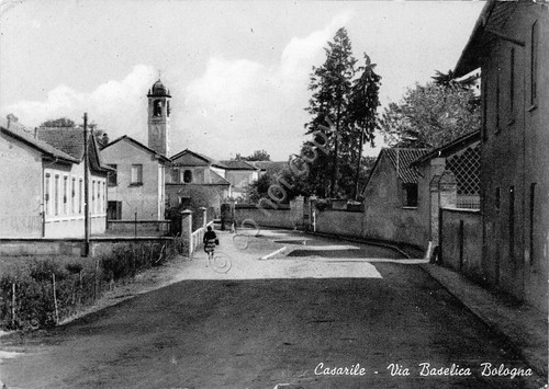 Cartolina Casarile Via Beselica Bologna