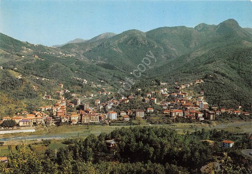 Cartolina Casarza Ligure Panorama (Genova)