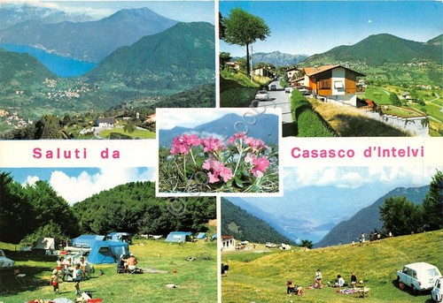 Cartolina Casasco d'Intelvi - vedutine (Como)