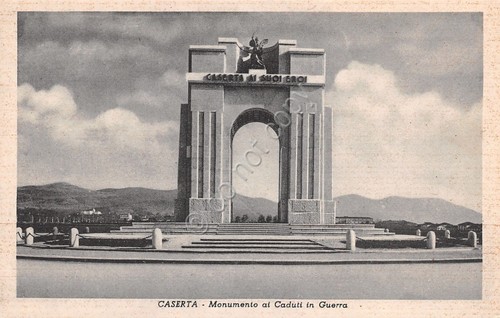 Cartolina Caserta Monumento ai Caduti in Guerra anni '40
