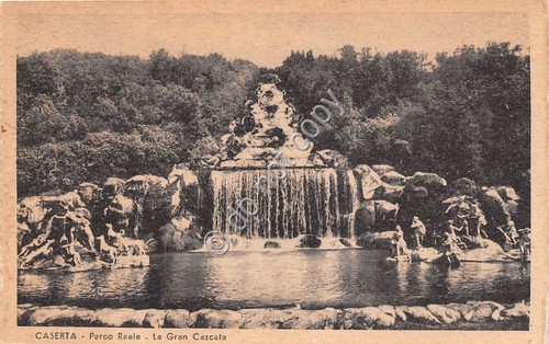 Cartolina Caserta Parco Reale la Gran Casacata