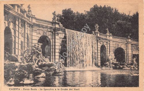 Cartolina Caserta Parco Reale Lo specchio e le Grotte dei …