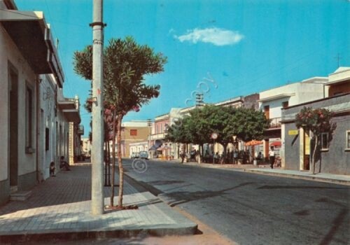 Cartolina Cassabile Via Nazionale 1972