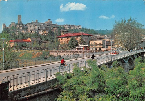 Cartolina Castel'Arquato Piacenza Panorama 1973