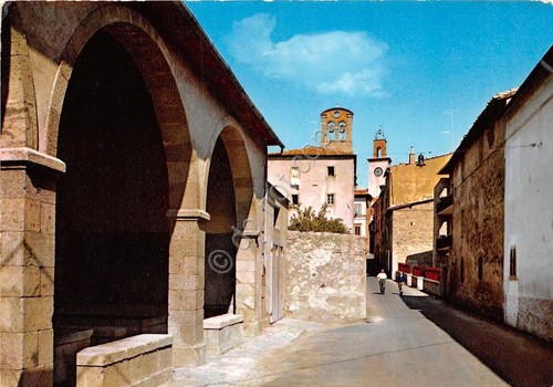 Cartolina Casteldelpiano- Via S. Giovanni - anni '60 - NVG …