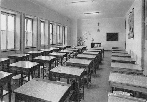 Cartolina Castellanza Scuola Apostolica Camilliana Aula (Varese)