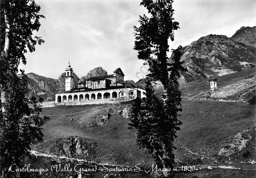 Cartolina Castelmagno Santuario S. Magno