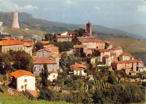 Cartolina Castelnovo Val di Cecina panorama paese case paese anni …