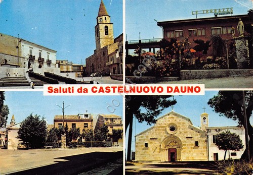 Cartolina Castelnuovo Dauno vedute Le Terrazze