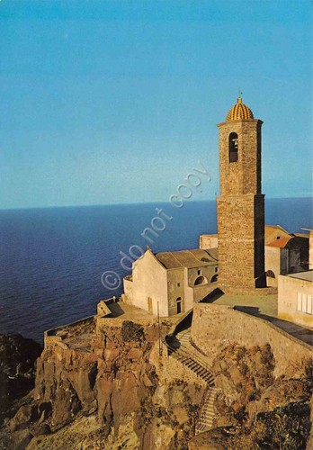 Cartolina Castelsardo Cattedrale vista dall'alto
