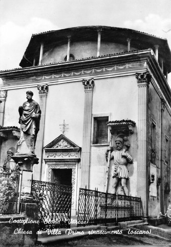 Cartolina Castiglione Olona Chiesa di Villa (Pavia)