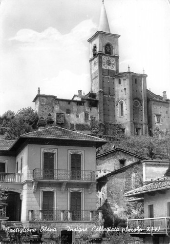 Cartolina Castiglione Olona Insigne Collegiata