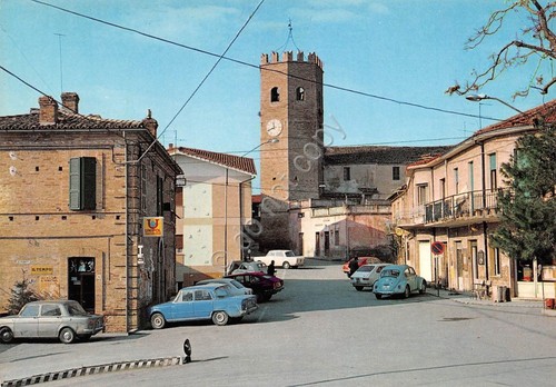 Cartolina Castorano Via Roma