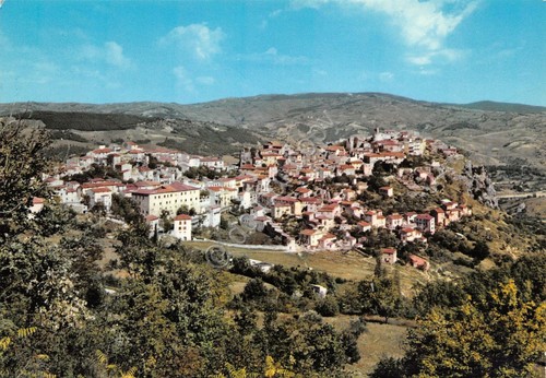 Cartolina Castropignano panorama paese 1981